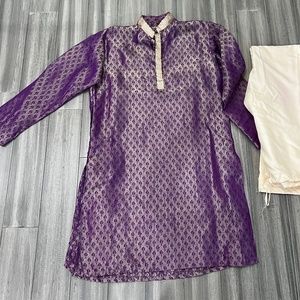 Royal Men’s Purple Kurta!